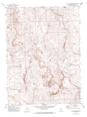 Devils Armchair USGS topographic map 41115d5
