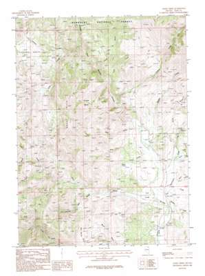 Annie Creek USGS topographic map 41115f5