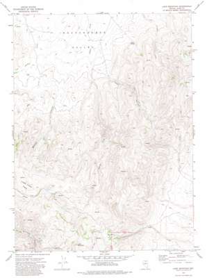 Lake Mountain USGS topographic map 41116b2