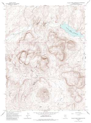 Willow Creek Reservoir USGS topographic map 41116b5