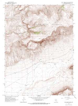 Jake Creek Mountain topo map
