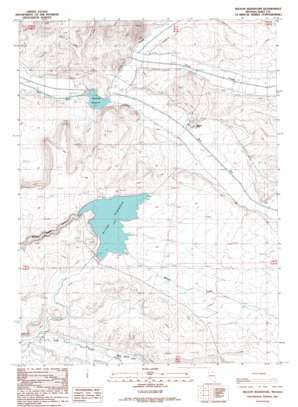 Wilson Reservoir USGS topographic map 41116f3