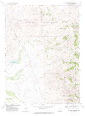 Dry Creek Reservoir topo map