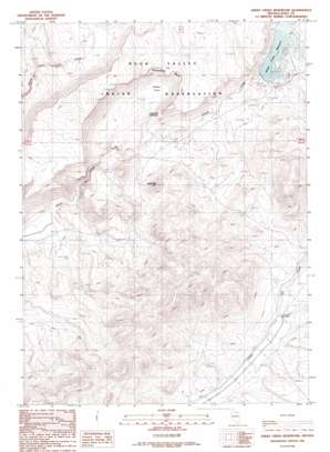 Sheep Creek Reservoir USGS topographic map 41116g3