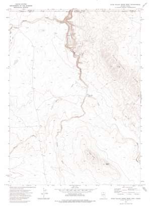 Star Valley Ridge West USGS topographic map 41116h8