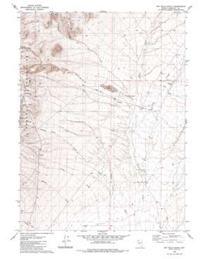 Dry Hills South topo map