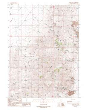 Adam Peak USGS topographic map 41117b3