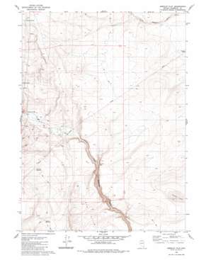 Greeley Flat topo map