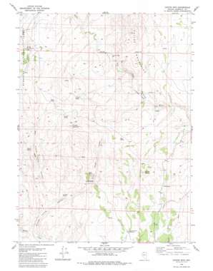Coyote Mountain USGS topographic map 41117f3