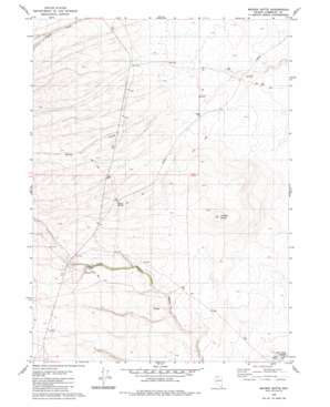 Maiden Butte topo map