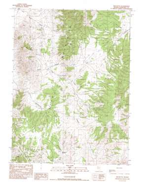 Red Butte USGS topographic map 41118a5