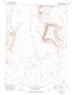 Pinto Mountain USGS topographic map 41118c7