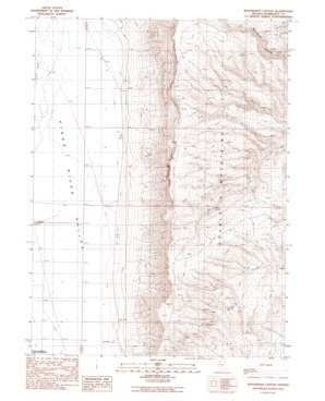 Moonshine Canyon USGS topographic map 41118e1