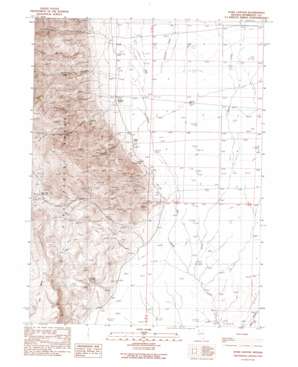 Dyke Canyon USGS topographic map 41118e5