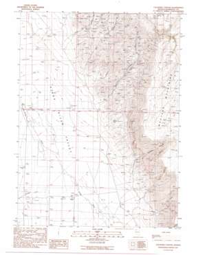 Calavera Canyon USGS topographic map 41118g2