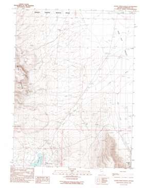Alder Creek Ranch topo map