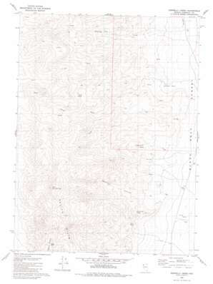 Donnelly Creek topo map