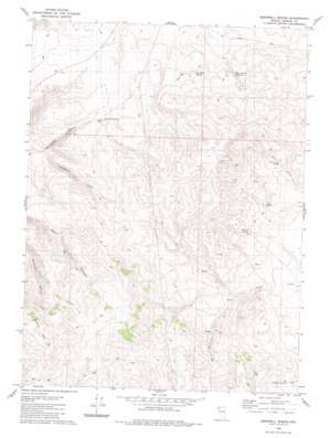 Bordwell Spring USGS topographic map 41119b6