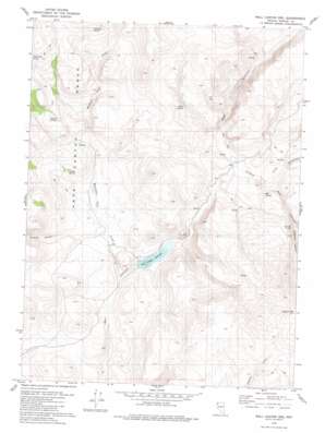 Wall Canyon Reservoir USGS topographic map 41119b7
