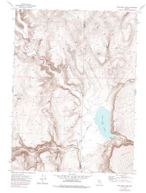 High Rock Lake topo map