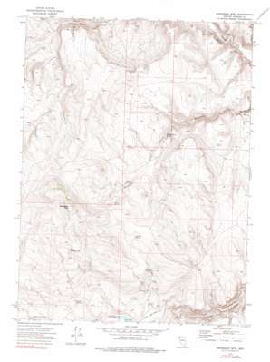 Mahogany Mountain USGS topographic map 41119c4