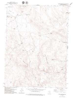 Hart Mountain USGS topographic map 41119c5