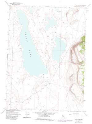 Alkali Lake topo map