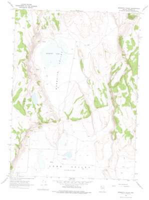 Mosquito Valley topo map