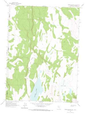 Crooks Meadow USGS topographic map 41119g8