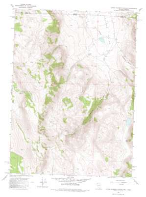 Little Coleman Canyon topo map