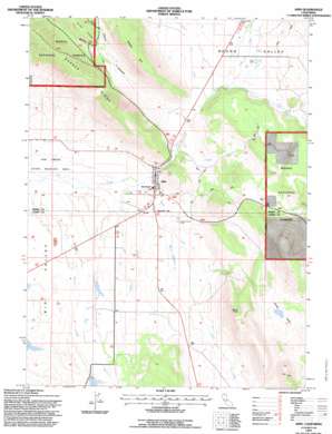 Adin USGS topographic map 41120b8