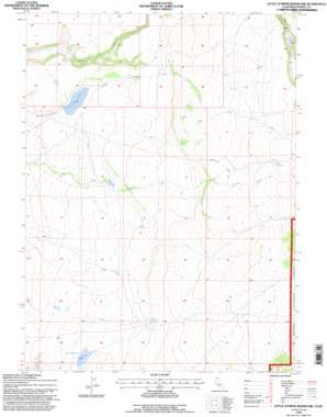 Little Juniper Reservoir USGS topographic map 41120c4