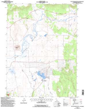 Rattlesnake Butte topo map