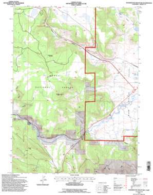Washington Mountain USGS topographic map 41120d8