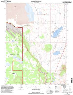 Lauer Reservoir USGS topographic map 41120f4