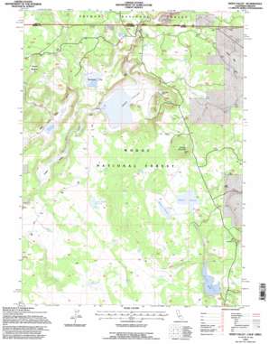 Weed Valley topo map