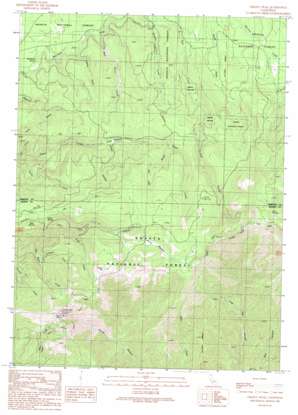 Grizzly Peak topo map