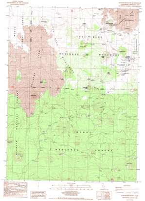 Caldwell Butte USGS topographic map 41121f5