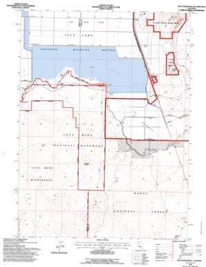The Panhandle topo map