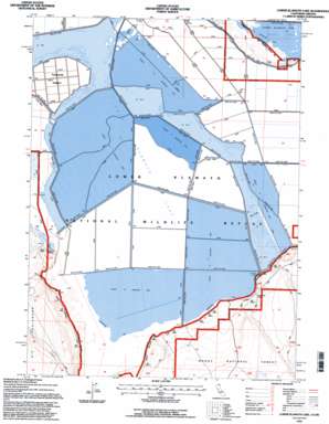 Lower Klamath Lake USGS topographic map 41121h6