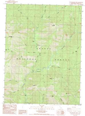 Yellowjacket Mountain USGS topographic map 41122a2