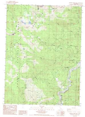 Whisky Bill Peak USGS topographic map 41122a4