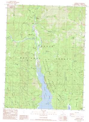 Carrville topo map