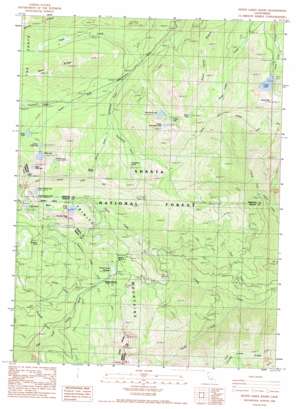 Seven Lakes Basin USGS topographic map 41122b4