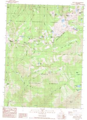 Billys Peak USGS topographic map 41122b7