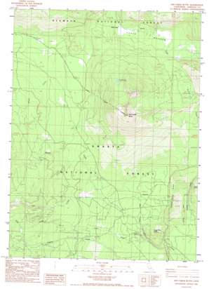 Ash Creek Butte USGS topographic map 41122d1