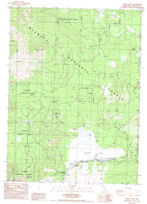 Grass Lake USGS topographic map 41122f2