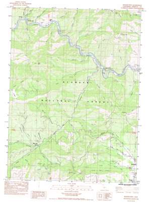 Badger Mountain USGS topographic map 41122g6