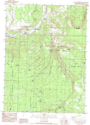 Secret Spring Mountain USGS topographic map 41122h2