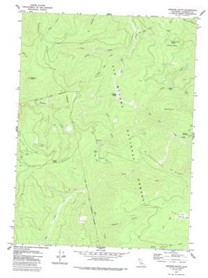 Hopkins Butte topo map